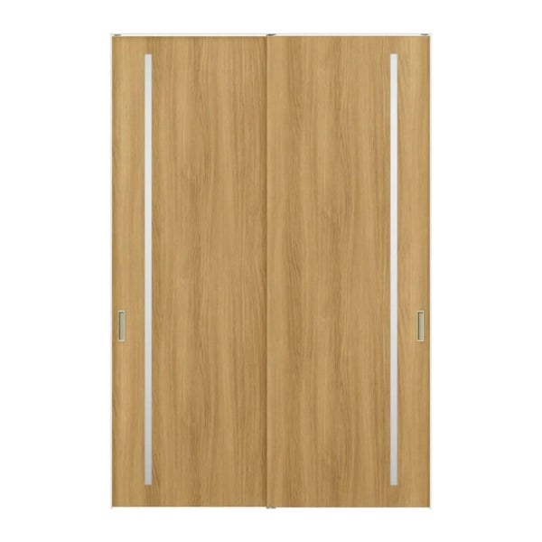 室内引戸 引違い戸2枚建 上吊方式 ライン枠 ラフィス RGV アクリル系パネル 1624/1824 リクシル LIXIL Raffis 建具 交換 リフォーム DIY