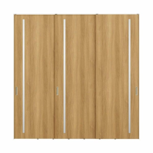 室内引戸 引違い戸3枚建 上吊方式 ライン枠 ラフィス RGV アクリル系パネル 2424 リクシル LIXIL Raffis 建具 交換 リフォーム DIY