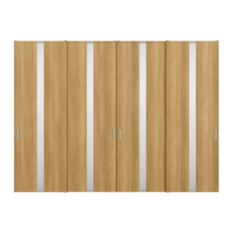 室内引戸 引違い戸4枚建 上吊方式 ライン枠 ラフィス RGW アクリル系パネル 3224 リクシル LIXIL Raffis 建具 交換 リフォーム DIY