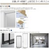 室内引戸 引違い戸4枚建 上吊方式 ライン枠 ラフィス RZA アルミガラス 3224 リクシル LIXIL Raffis 建具 交換 リフォーム DIY 7枚目