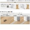室内引戸 引分け戸 上吊方式 ライン枠 ラフィス RGW アクリル系パネル 3224 リクシル LIXIL Raffis 建具 交換 リフォーム DIY 10枚目