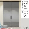 室内引戸 引分け戸 上吊方式 ライン枠 ラフィス RZA アルミガラス 3224 リクシル LIXIL Raffis 建具 交換 リフォーム DIY 2枚目