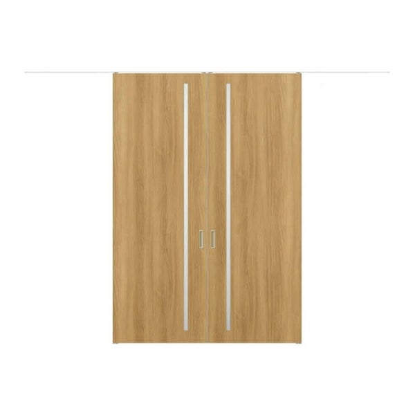 室内引戸 引分け戸 天井埋込方式 ライン枠 ラフィス RGV アクリル系パネル 3224 リクシル LIXIL Raffis 建具 交換 リフォーム DIY