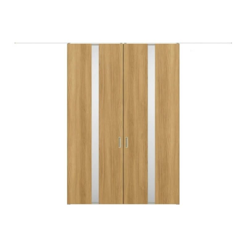 室内引戸 引分け戸 天井埋込方式 ライン枠 ラフィス RGW アクリル系パネル 3224 リクシル LIXIL Raffis 建具 交換 リフォーム DIY