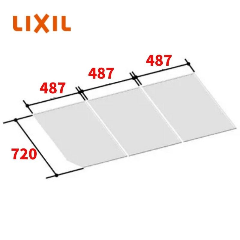 INAX 風呂フタ [YFK-1612C(3)] (大型バス用) 3枚組 ホワイト LIXIL