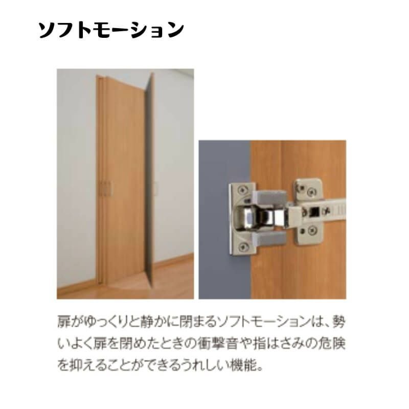 クローゼットドア 両開き戸 1220 ラシッサD ノースフォレスト 開き戸