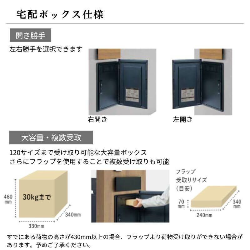 宅配ボックス リクシル ボックスセットKN （エクスポストKN+宅配