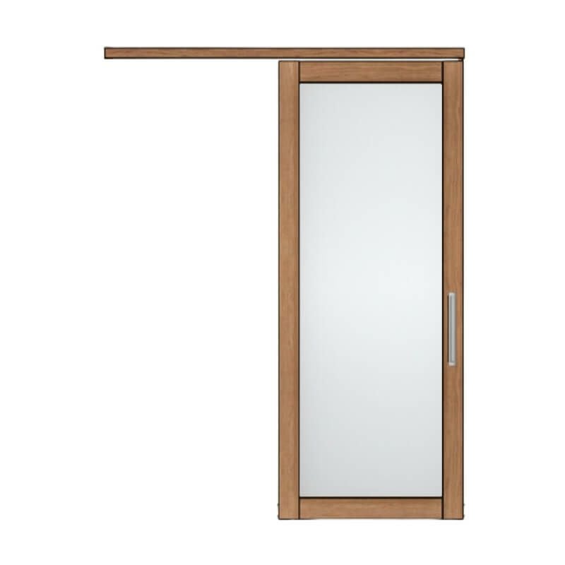 室内引戸 アウトセット納まり 上吊り片引き戸 ベリティス 採光 HB型 幅