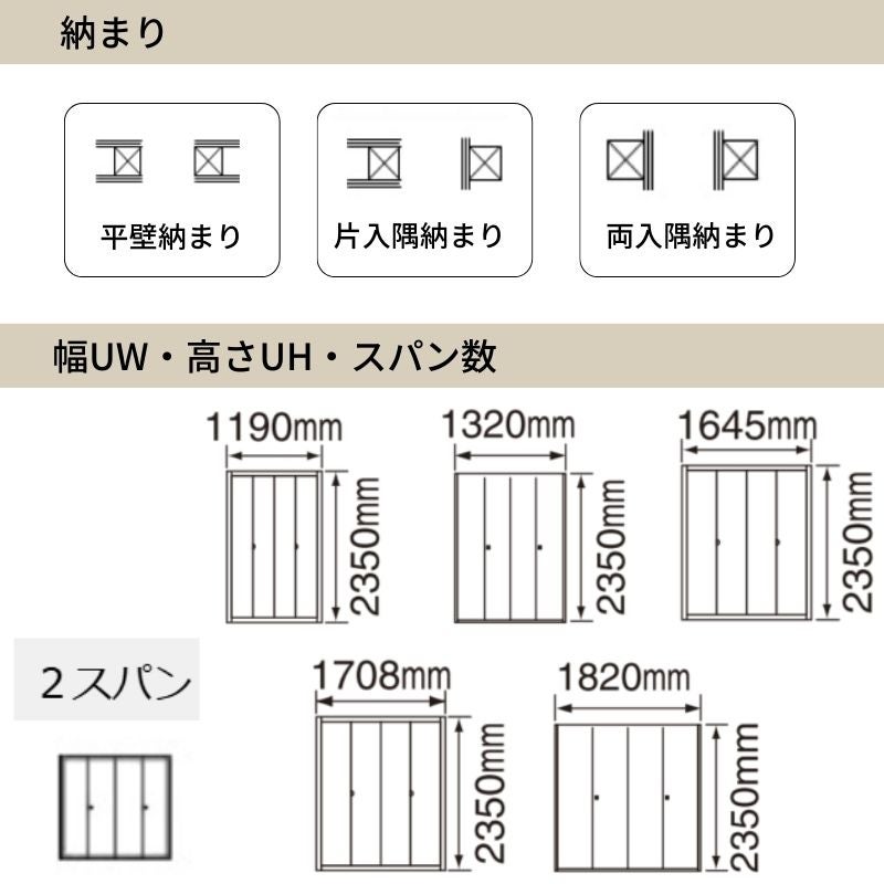 パナソニック ベリティス クローゼットドア 折れ戸 4枚 PA型 (フラット