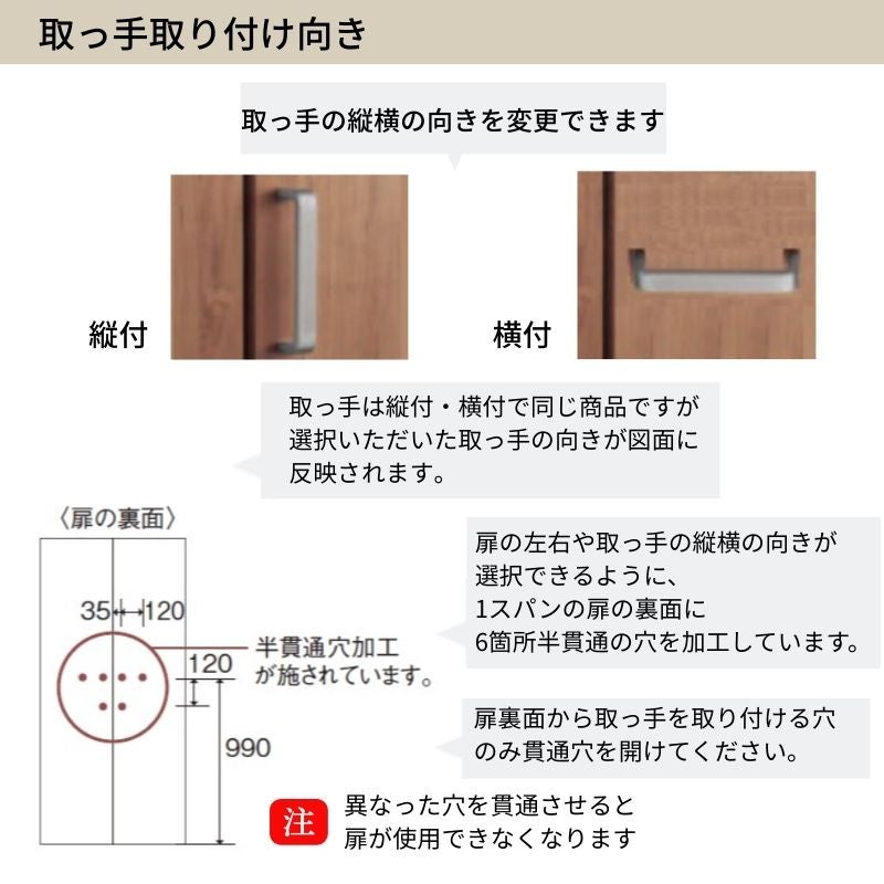 パナソニック ベリティス クローゼットドア 折れ戸 4枚 PA型 (フラット