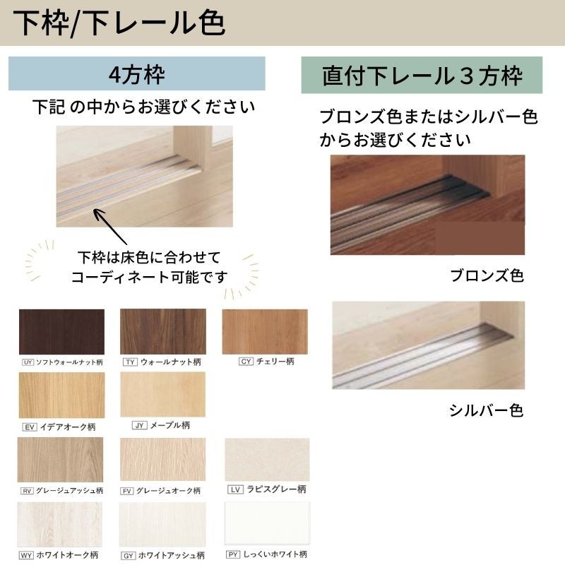 パナソニック ベリティス クローゼットドア 3枚連動引き戸 UW1708