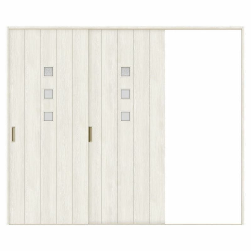 LIXIL ラシッサS 片引戸 2枚建 Vレール方式 LGK ノンケーシング枠 2420