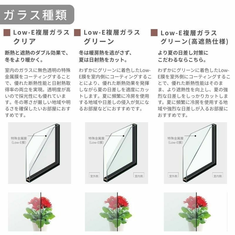 上げ下げ窓 EW 06009 幅640mm×高さ970mm 樹脂サッシ アングルなし 複層