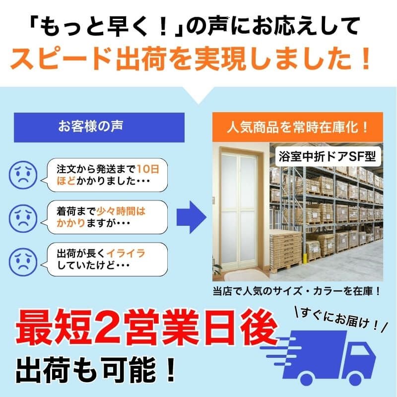 浴室2枚折ドア 枠付 内付型完成品 U-SF-07-○J 規格 0717/0718 W750×H1750/1818mm LIXIL/リクシル SF型 浴室ドア 交換 リフォーム DIY