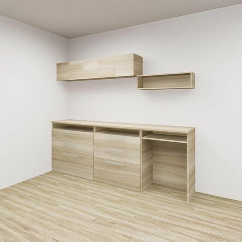 納期遅延】 カップボード カグタス収納 間口225cm(75+75+75cm) フロア