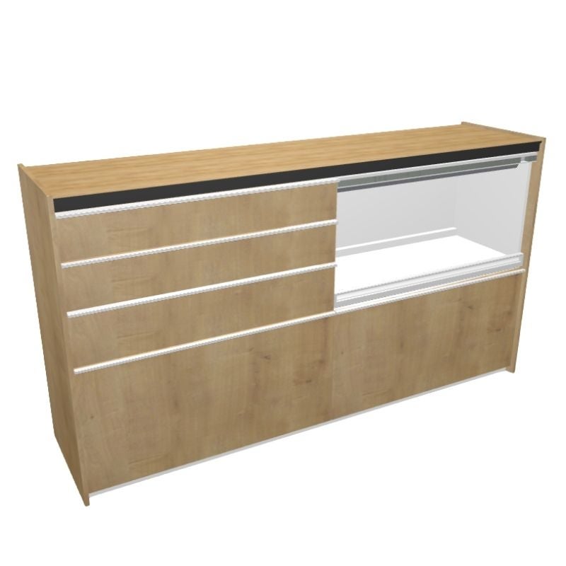 カップボード 26年新モデル カップボード ノクト 食器棚 間口270cm(90+90+90)cm 壁付