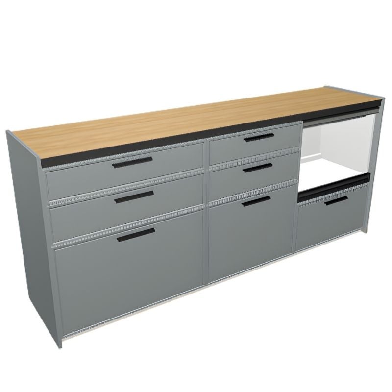 LIXIL リクシル ノクト カップボード 26年新モデル カップボード ノクト 食器棚 間口195cm(75+60+60)cm 壁付