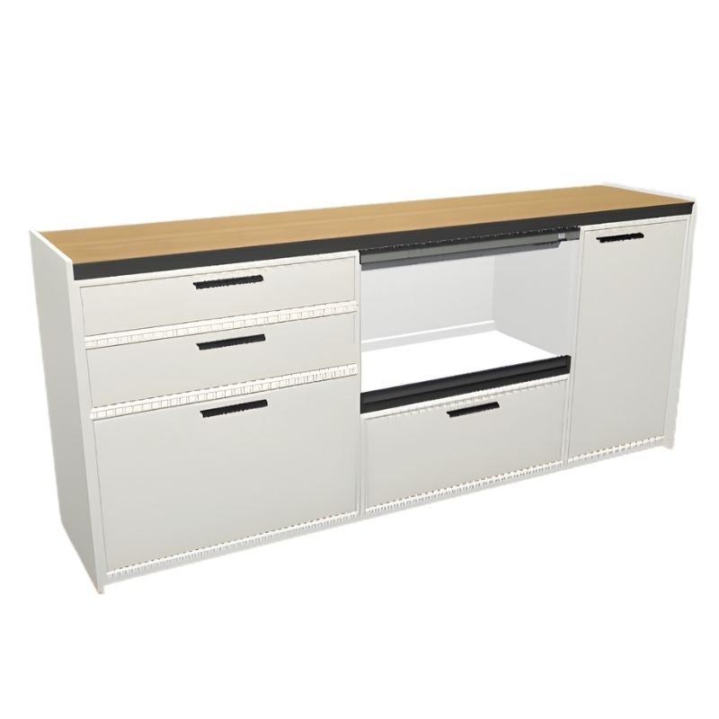 26年新モデル カップボード ノクト 食器棚 間口195cm(75+75+45)cm 壁付