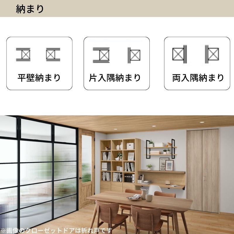 オーダーサイズ】 パナソニック ベリティス クローゼットドア 開き扉