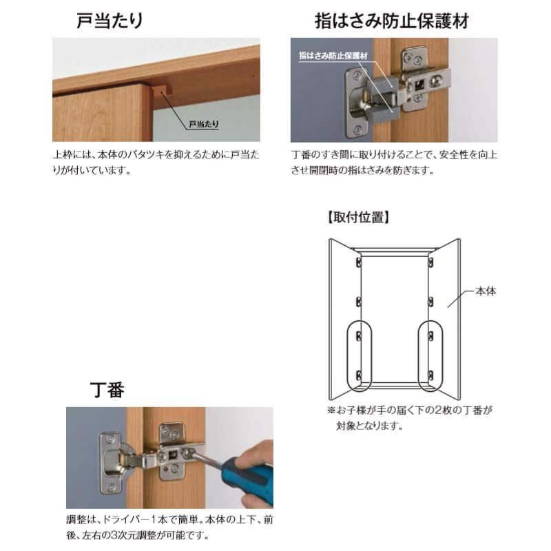 建具 扉 クローゼット ドア TA 両開き戸 ノンケーシング枠 EAA 0723
