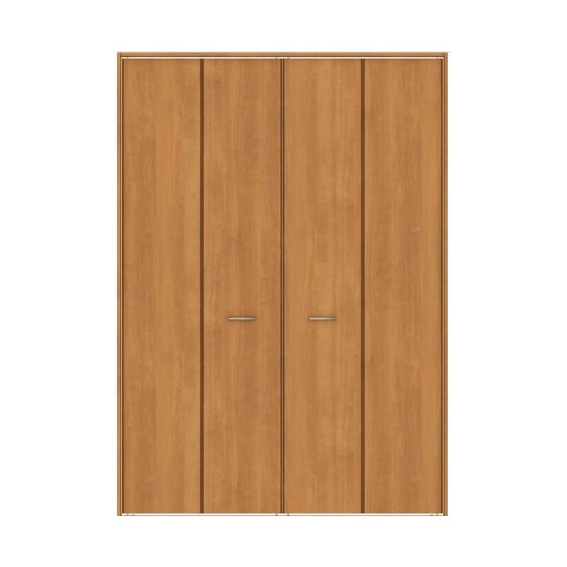 建具 扉 クローゼット ドア 折れ戸 4枚 TA レールタイプ(ピボット仕様) ノンケーシング枠 把手付 EAA 1223/1623/1723 ミラーなし 押入れ 折戸リフォーム DIY