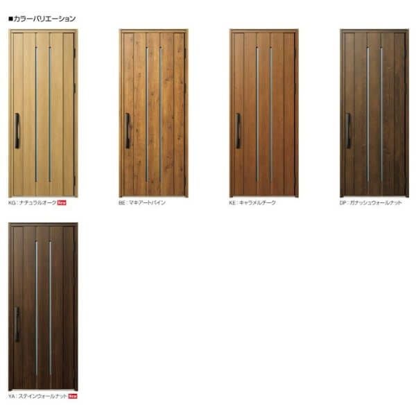 玄関ドア YKKap Venato D30 N10 親子ドア(入隅用) スマートコントロールキー W1135×H2330mm D4/D2仕様 YKK 断熱玄関ドア ヴェナート 新設 おしゃれ リフォーム 2枚目