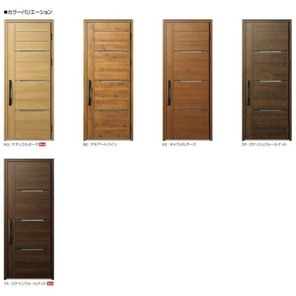 玄関ドア YKKap Venato D30 N03 親子ドア(入隅用) 手動錠仕様 W1135×H2330mm D4/D2仕様 YKK 断熱玄関ドア ヴェナート 新設 おしゃれ リフォーム 2枚目