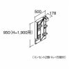 ピアラ ミラーキャビネット 間口W500mm MAR3-501TXJU 1面鏡 電球形LED 鏡裏収納付 全高1900mm用 くもり止めコート付 洗面台 リクシル LIXIL INAX イナックス 2枚目