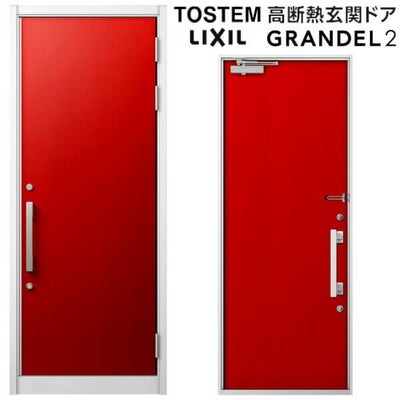 リクシル 高断熱玄関ドア グランデル2 スタンダード仕様 156型 片開きドア W939×H2330mm トステム LIXIL TOSTEM 玄関扉 新築 新設 交換 リフォーム DIY