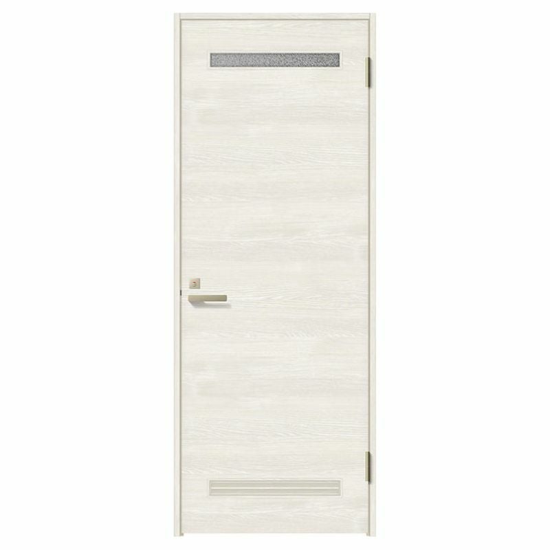 トイレドア 特注 オーダーサイズ ラシッサS LYB ノンケーシング枠 W597~957×H1740～2425mm リクシル LIXIL 明かり窓付 錠付き 屋内 オーダー 建具 ドア 木製 おしゃれ 室内ドア 交換 リフォーム DIY 【リフォームおたすけDIY】