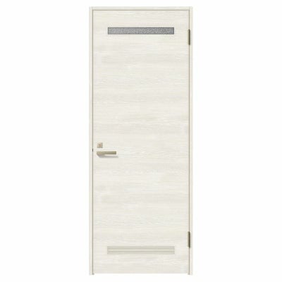 トイレドア 特注 オーダーサイズ ラシッサS LYB ノンケーシング枠 W597~957×H1740～2425mm リクシル LIXIL 明かり窓付 錠付き 屋内 オーダー 建具 ドア 木製 おしゃれ 室内ドア 交換 リフォーム DIY 【リフォームおたすけDIY】