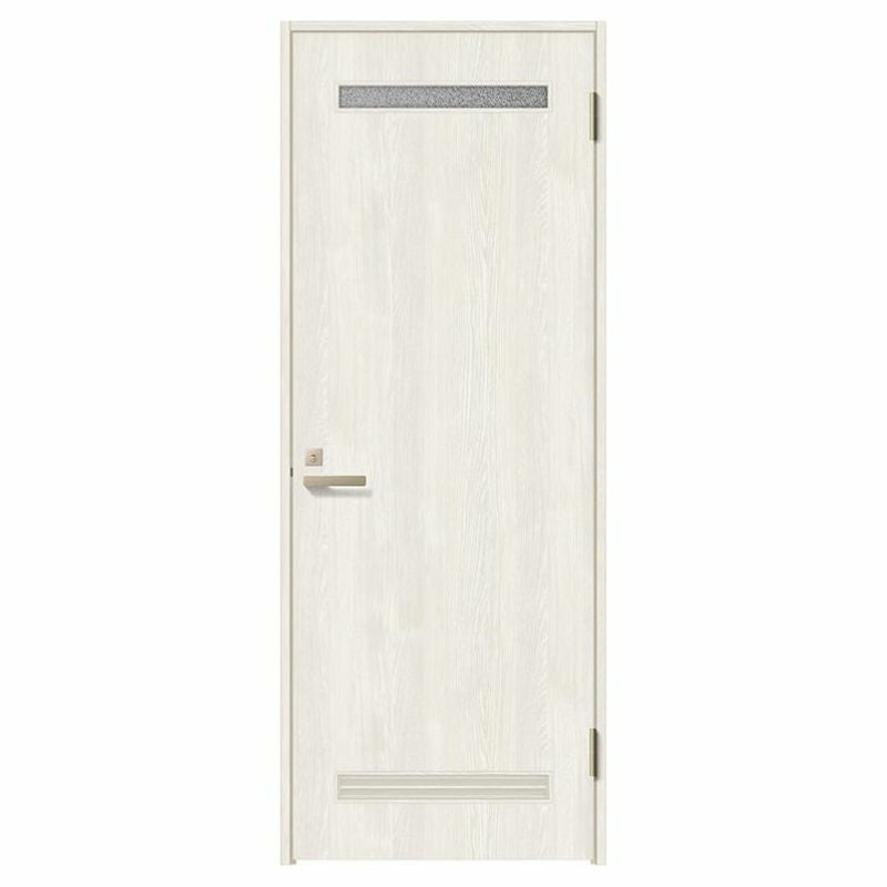 トイレドア 特注 オーダーサイズ ラシッサS LYA ノンケーシング枠 W597~957×H1740～2425mm リクシル LIXIL 明かり窓付 錠付き 屋内 オーダー 建具 ドア 木製 おしゃれ 室内ドア 交換 リフォーム DIY 【リフォームおたすけDIY】