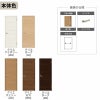 トイレドア 特注 オーダーサイズ ラシッサS LAB ノンケーシング枠 W507~957×H640～2425mm リクシル LIXIL 明かり窓付 錠付き 屋内 オーダー 建具 ドア 木製 おしゃれ 室内ドア 交換 リフォーム DIY 【リフォームおたすけDIY】 5枚目