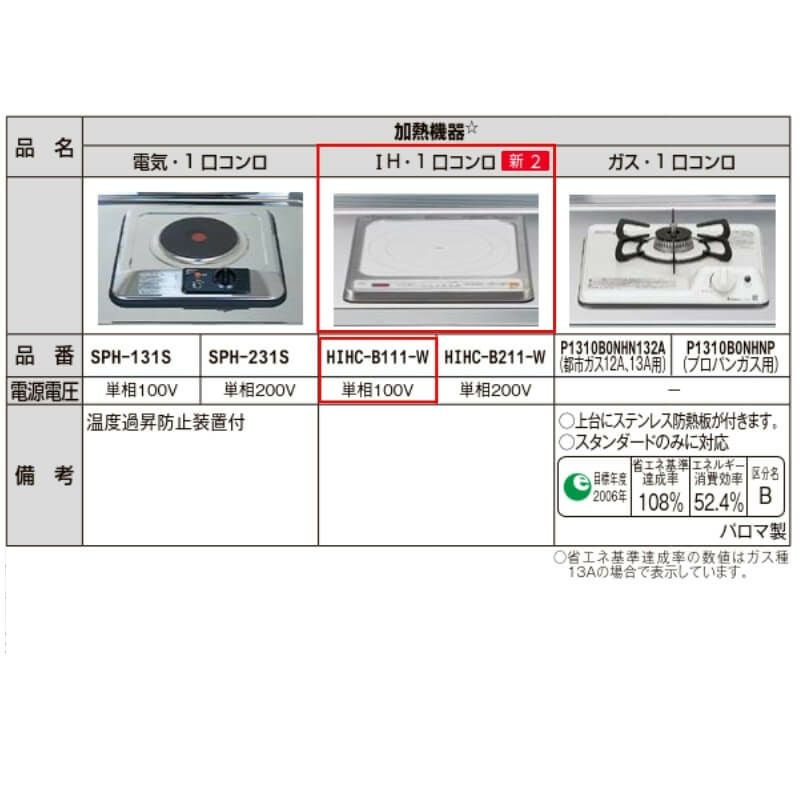 ミニキッチン 間口150cm フルユニット 飲料用電気温水器タイプ IH