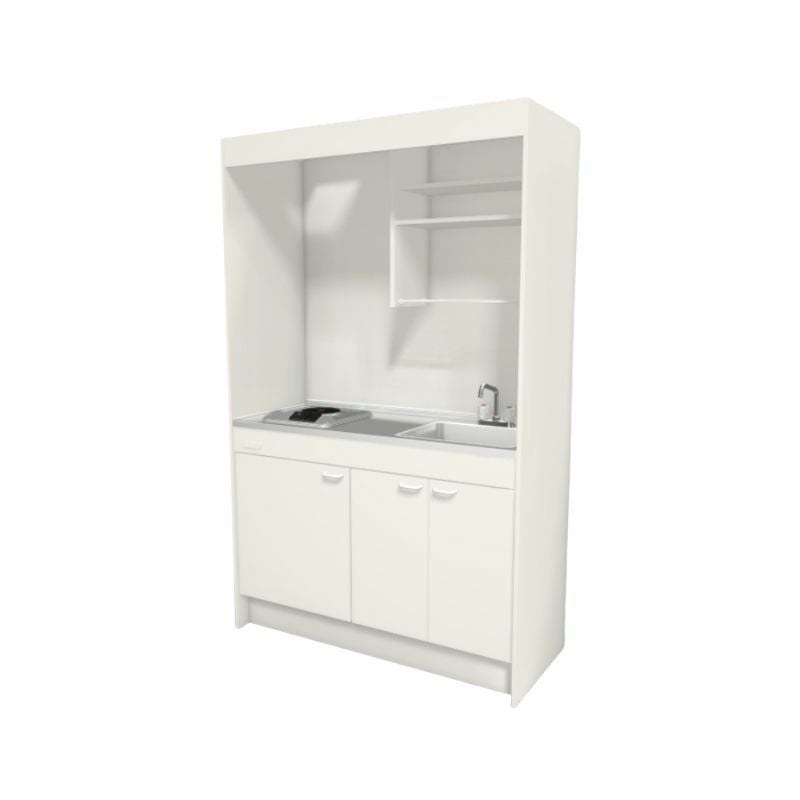 LIXIL ミニキッチン フルユニット 扉タイプ 間口120cm(1200mm) 電気コンロ100V DMK12LEW(B/E)(1/2)A100(R/L) コンパクトキッチン 流し台 リフォーム