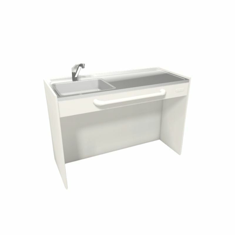 LIXIL ミニキッチン オープンタイプ ハーフユニット 間口90cm(900mm) コンロなし DMK09HG(W/N)(D)(1/2)NN(R/L) コンパクトキッチン 流し台 リフォーム