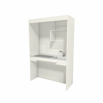 LIXIL ミニキッチン オープンタイプ フルユニット 間口90cm(900mm) コンロなし DMK09PG(W/N)(D)(1/2)NN(R/L) コンパクトキッチン 流し台 リフォーム