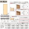 室内引戸 片引き戸 標準タイプ Vレール方式 ラシッサ D ヴィンティア LAA ケーシング付枠 1220/1320/1420/1620/1820 リクシル トステム ドア LIXIL/TOSTEM リビング建材 室内建具 戸 扉 ドア リフォーム DIY 6枚目