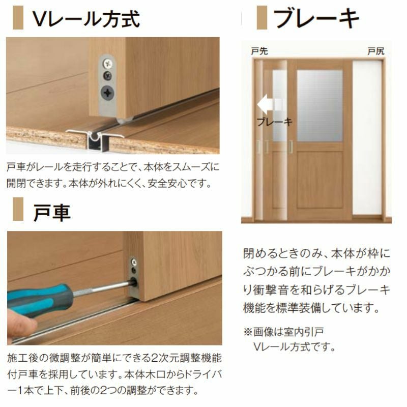 LIXIL クローゼット扉 ドア ラシッサS 引き戸 引違いタイプ LAB ノン