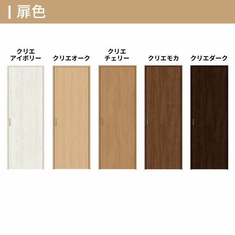 クローゼットドア ラシッサS 片開き戸 LAB ノンケーシング枠 0420 W437×H2023mm リクシル トステム/トステム 開き戸 収納 押し入れ 棚 扉 LIXIL/TOSTEM リビング建材 室内建具 扉 戸 DIY 3枚目