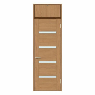 ランマ付 室内ドア ラシッサS LGR ケーシング付枠 0724 W780×H2400mm ガラス入りドア 錠付き/錠なし リクシル LIXIL ランマ ドア 屋内 セミオーダー 建具 ドア 木製 おしゃれ 室内ドア 交換 リフォーム DIY 【リフォームおたすけDIY】