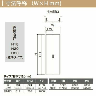 3年保証付】 LIXIL クローゼット扉 ドア ラシッサS 両開き戸 LAA ノン