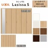 クローゼットドア 6枚 折れ戸 ラシッサS レールタイプ LAA 把手付 ケーシング枠 2423/2623/27M23 ミラー付/なし 収納 押し入れ 折戸 LIXIL/TOSTEM リビング建材 室内建具 扉 戸 DIY