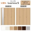 クローゼットドア 4枚 折れ戸 ラシッサS レールタイプ LAA 把手付 ノンケーシング枠 1220/13M20/1620/1720/18M20 ミラー付/なし 収納 押し入れ 折戸 LIXIL/TOSTEM リビング建材 室内建具 扉 戸 DIY