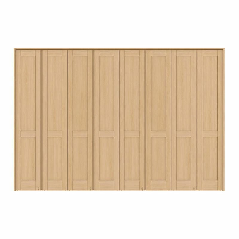 可動間仕切り 8枚建 折れ戸 ラシッサS パネルタイプ LAA ケーシング枠 3423 W3386×H2306mm リクシル トステム 室内引き戸 折戸 ドア LIXIL/TOSTEM リビング建材 室内建具 居室ドア 戸 扉 リフォーム DIY