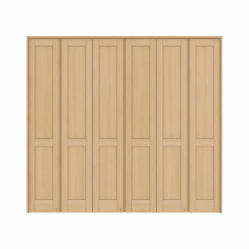 可動間仕切り 6枚建 折れ戸 ラシッサS パネルタイプ LAA ケーシング枠 2423 W2445×H2306mm リクシル トステム 室内引き戸 折戸 ドア LIXIL/TOSTEM リビング建材 室内建具 居室ドア 戸 扉 リフォーム DIY