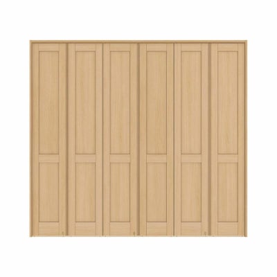 可動間仕切り 6枚建 折れ戸 ラシッサS パネルタイプ LAA ケーシング枠 2423 W2445×H2306mm リクシル トステム 室内引き戸 折戸 ドア LIXIL/TOSTEM リビング建材 室内建具 居室ドア 戸 扉 リフォーム DIY