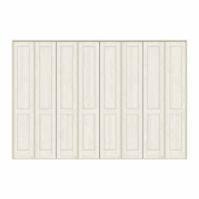 可動間仕切り 8枚建 折れ戸 ラシッサS パネルタイプ LAA ノンケーシング枠 3423 W3386×H2306mm リクシル トステム 室内引き戸 折戸 ドア LIXIL/TOSTEM リビング建材 室内建具 居室ドア 戸 扉 リフォーム DIY