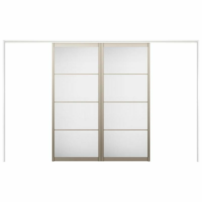 可動間仕切り 引き分け戸 引戸上吊方式 ラシッサS アルミタイプ LZB ケーシング付枠 3220/3223 リクシル トステム 室内引き戸 上吊り引分け戸 ドア LIXIL/TOSTEM リビング建材 室内建具 居室ドア 戸 扉 リフォーム DIY