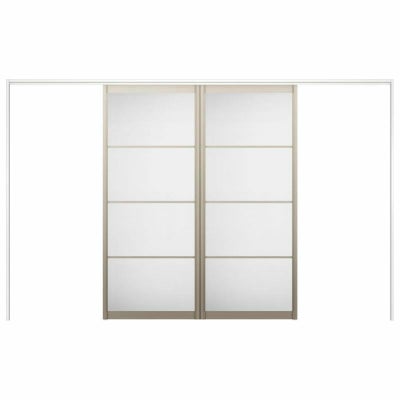 可動間仕切り 引き分け戸 引戸上吊方式 ラシッサS アルミタイプ LZB ケーシング付枠 3220/3223 リクシル トステム 室内引き戸 上吊り引分け戸 ドア LIXIL/TOSTEM リビング建材 室内建具 居室ドア 戸 扉 リフォーム DIY